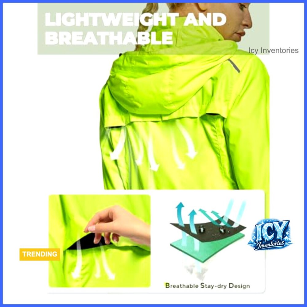 Lightweight Windproof Cycling Running Jacket Refl… - image 6